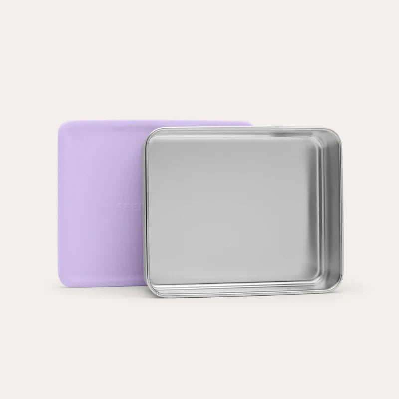 Seed & Sprout Square Snack Pots for CrunchBox™ 2.0 Lunch Box in Lilac.