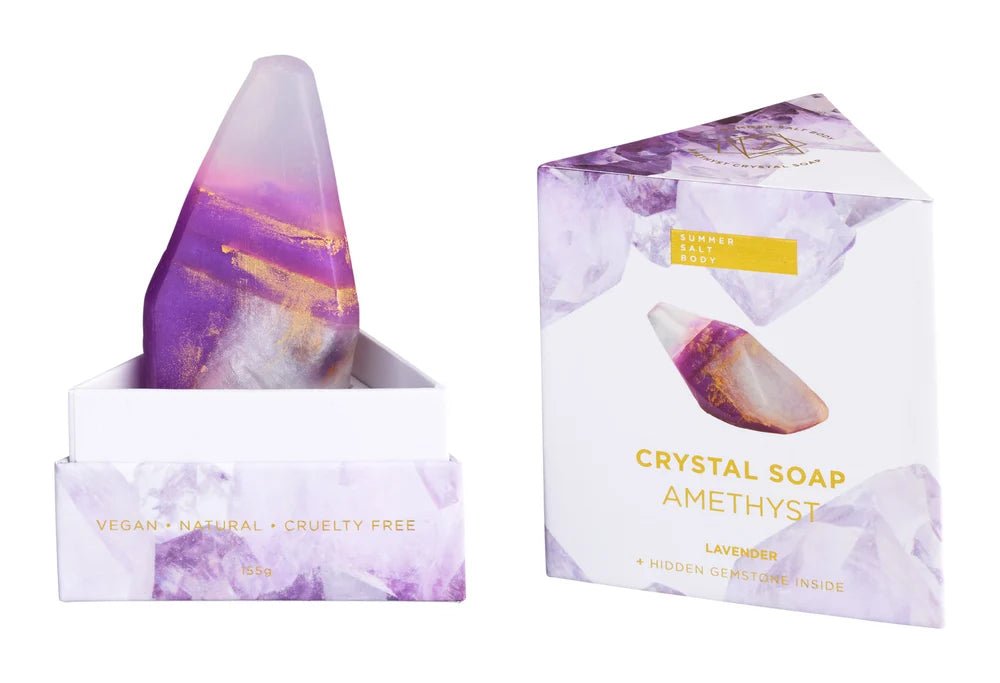 Summer Salt BodySummer Salt Body Amethyst Crystal Soap same day gift delivery melbourne