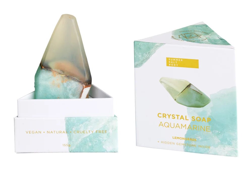 Summer Salt BodySummer Salt Body Aquamarine Crystal Soap same day gift delivery melbourne