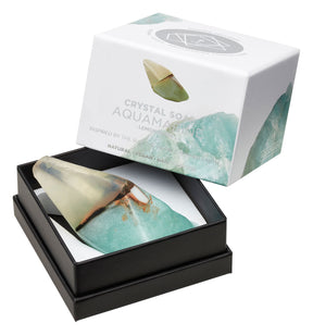 Summer Salt Body Aquamarine Crystal Soap