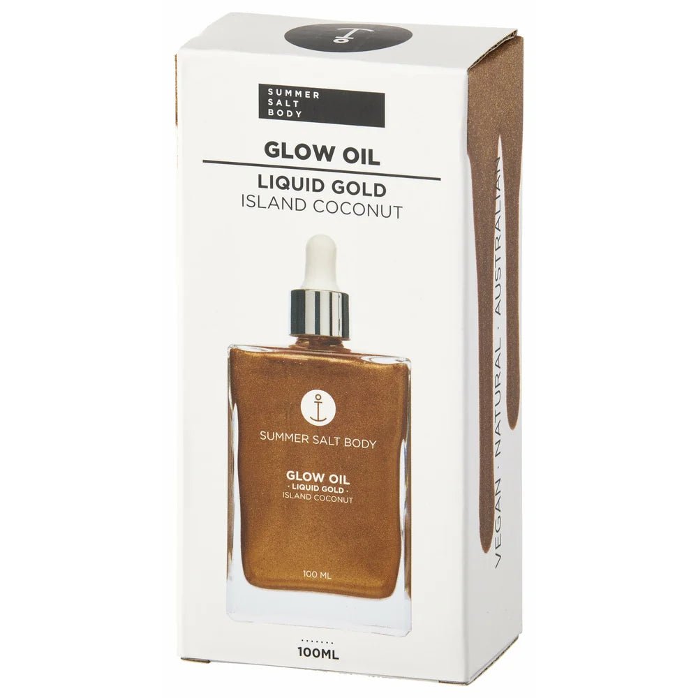 Summer Salt BodySummer Salt Body Glow Oil - Liquid Gold, Island Coconut 100ML same day gift delivery melbourne