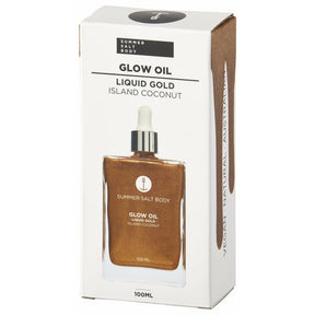 Summer Salt BodySummer Salt Body Glow Oil - Liquid Gold, Island Coconut 100ML same day gift delivery melbourne