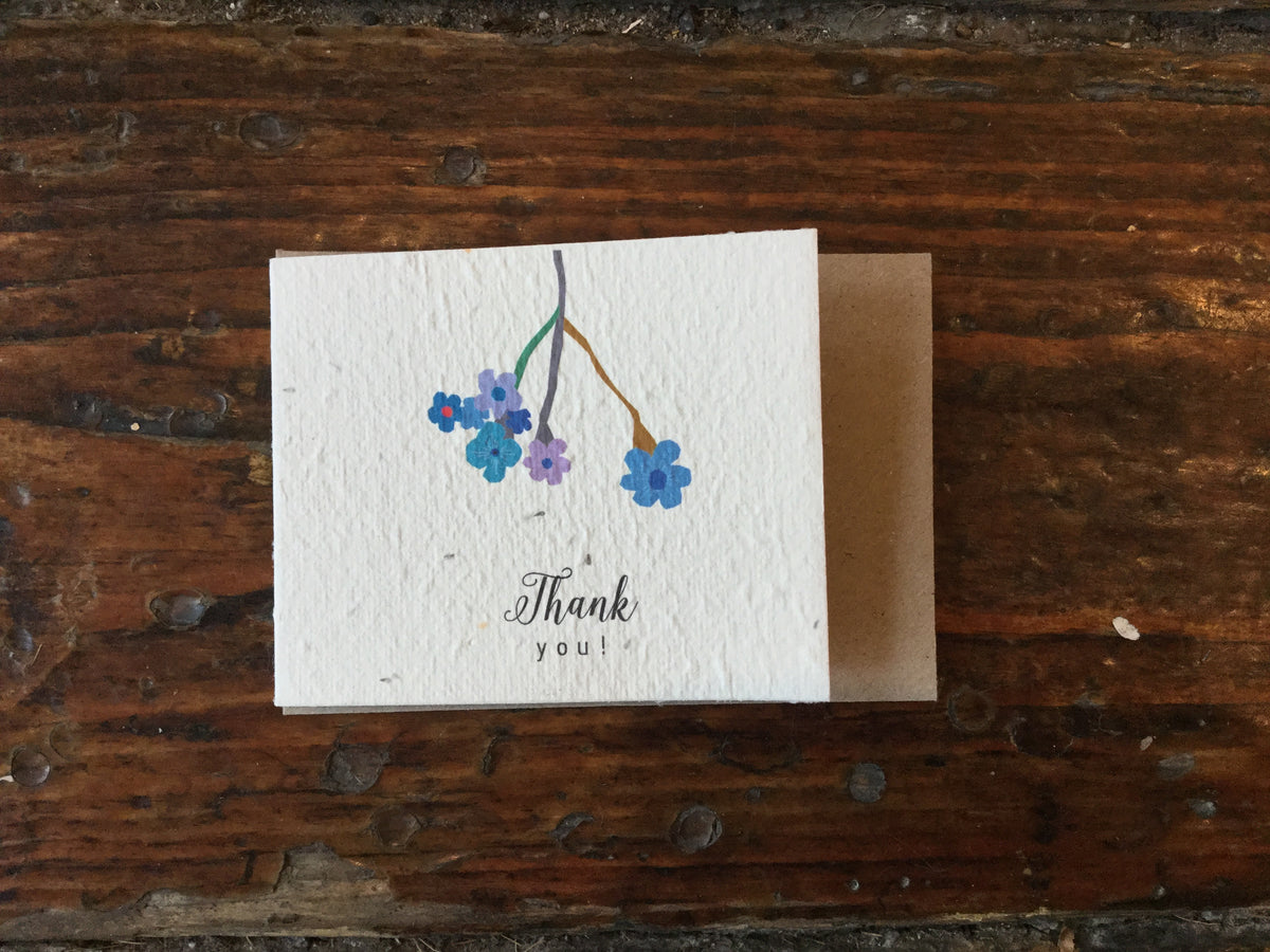Thank You Seed Card (Small) - Pookipoiga