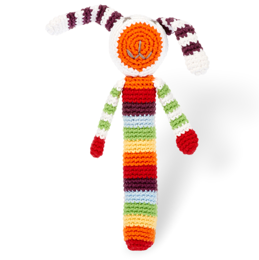Bunny Stick Rattle - Pookipoiga