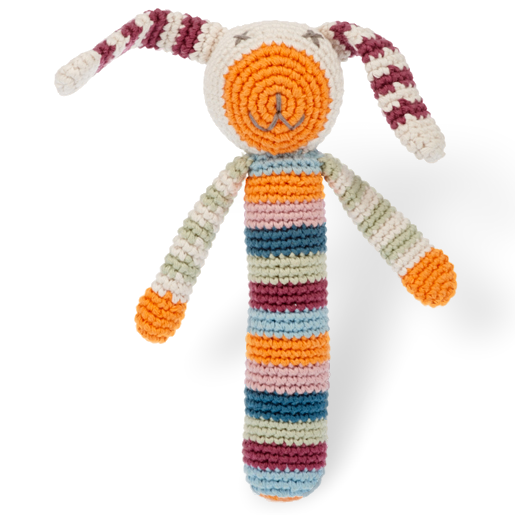 Bunny Stick Rattle - Pookipoiga