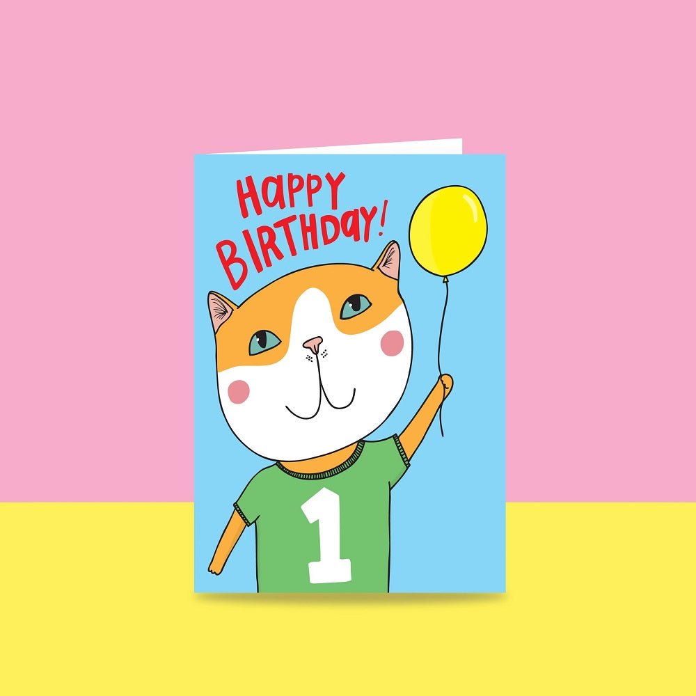 Able and Game Cat Top 1st Birthday