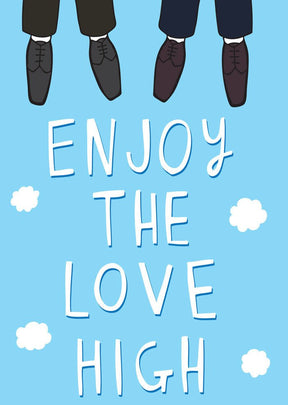Able & Game “Enjoy the Love High – Boys” Greeting Card