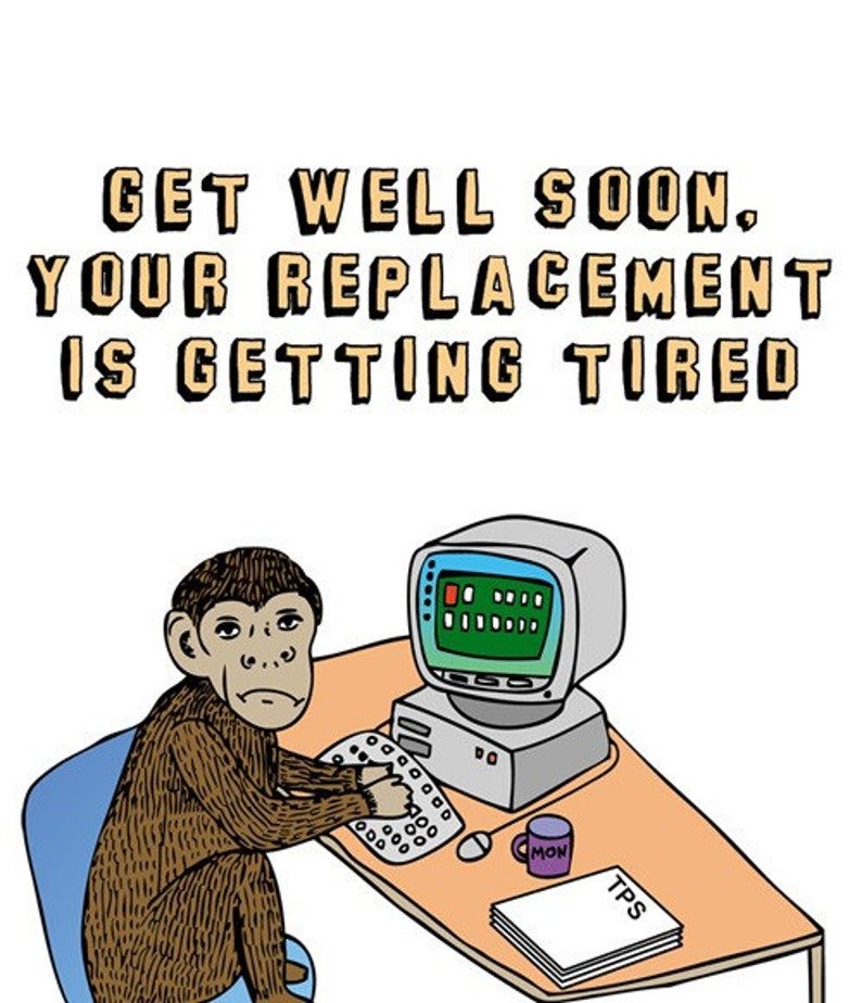 Able and GameAble and Game Get Well Soon - You're Replacement Is Getting Tired #same day gift delivery melbourne#