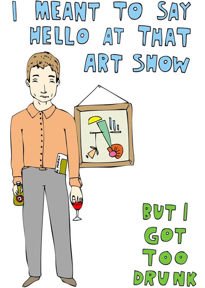 Able and GameAble and Game I Meant to Say Hello at that Art Show but I Got Too Drunk #same day gift delivery melbourne#