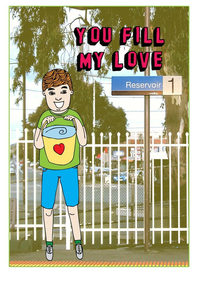 Able and GameAble and Game You Fill My Love Reservoir #same day gift delivery melbourne#
