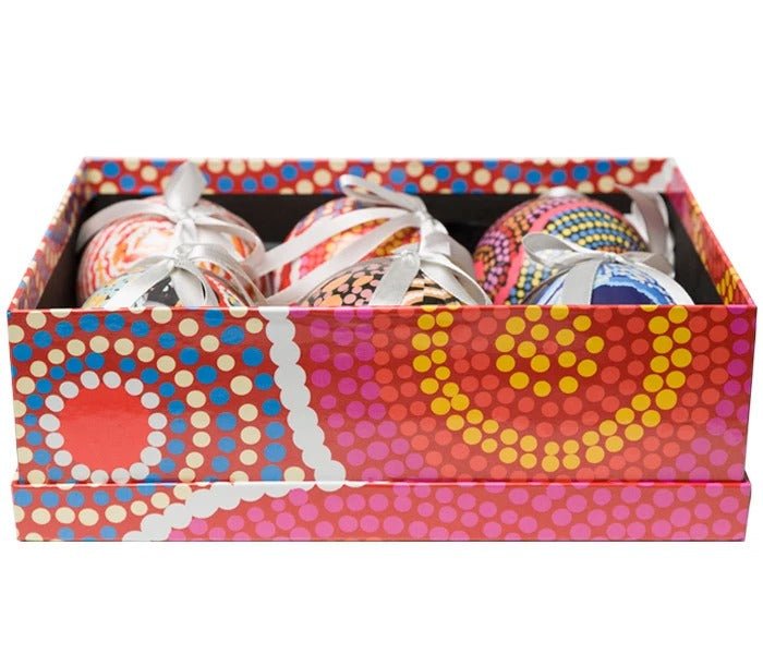 Alperstein DesignsAlperstein Designs 6 PACK XMAS BAUBLES - YARLIYIL #same day gift delivery melbourne#