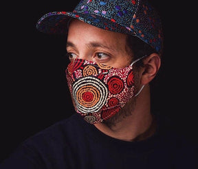 Alperstein Designs Aboriginal Art reusable Face masks