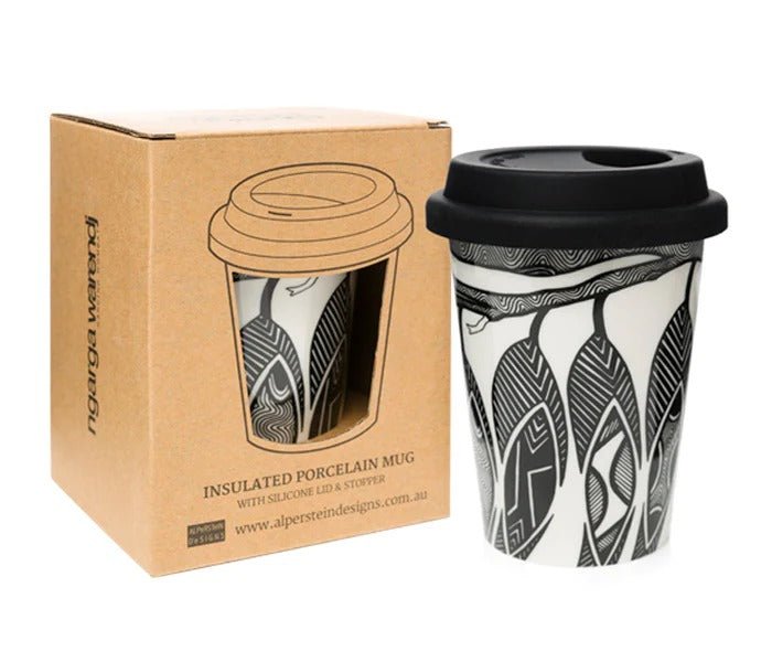 Alperstein DesignsAlperstein Designs Dancing Wombat Insulated Coffee Mug #same day gift delivery melbourne#