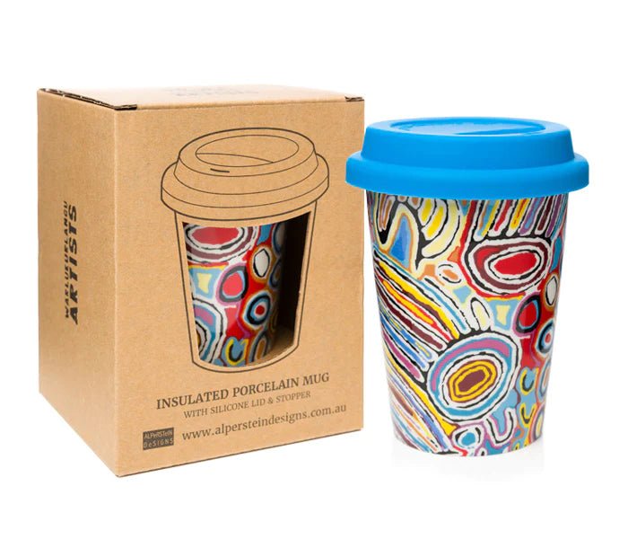 Alperstein DesignsAlperstein Designs Judy Watson Insulated Coffee Mug (JU) #same day gift delivery melbourne#