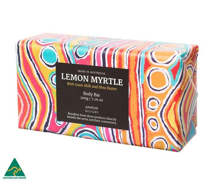 Alperstein DesignsAlperstein Designs Judy Watson Lemon Myrtle Soap #same day gift delivery melbourne#