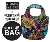 Alperstein DesignsAlperstein Designs Justin Butler Fold Up Shopping Bag #same day gift delivery melbourne#