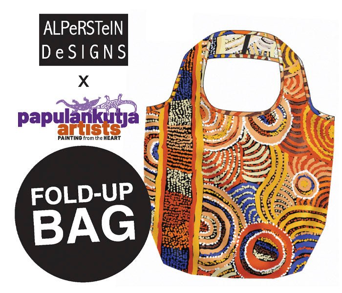 Alperstein Designs Nora Davidson Fold Up Shopping Bag