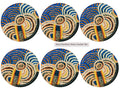 Glass Coaster Set  Ruth Stewart - Alperstein Designs main image 1