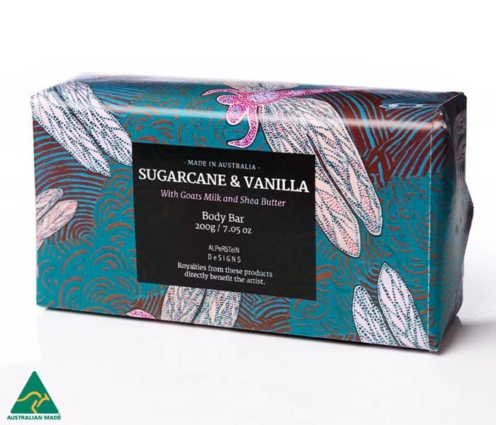 Alperstein DesignsAlperstein Designs Sheryl J Burchill Sugarcane & Vanilla Soap #same day gift delivery melbourne#