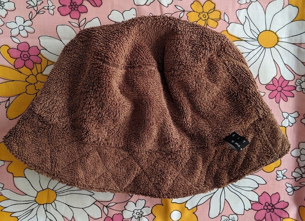 Ana WilliamsAna Williams Bucket Reversible Hat - Brown Vintage Towel #same day gift delivery melbourne#