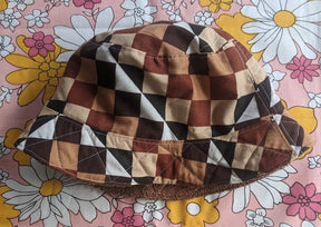 Ana Williams Bucket Reversible Hat - Brown Vintage Towel