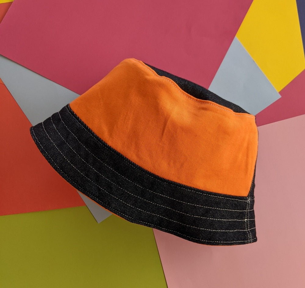 Ana WilliamsAna Williams Bucket Reversible Hat - Denim Orange #same day gift delivery melbourne#