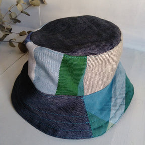Ana Williams Bucket reversible hat - Denim Patch