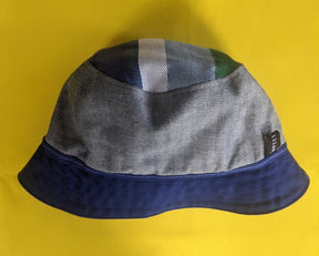 Ana Williams Bucket reversible hat - Denim Patch Work