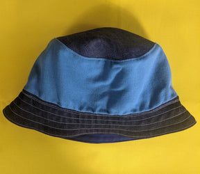 Ana Williams Bucket reversible hat - Denim Patch Work