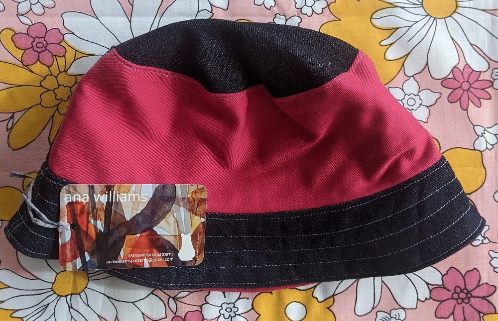 Ana Williams Bucket Reversible Hat - Denim Pink
