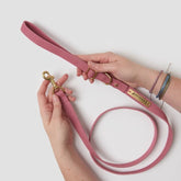 Animals In ChargeAnimals In Charge Dusty Pink Organic Canvas Dog Leash #same day gift delivery melbourne#