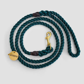 Animals In Charge Forest Green Rope Dog Leash