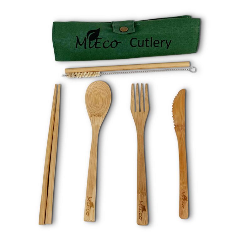 Aroha EarthMieco bamboo Cutlery Set #same day gift delivery melbourne#