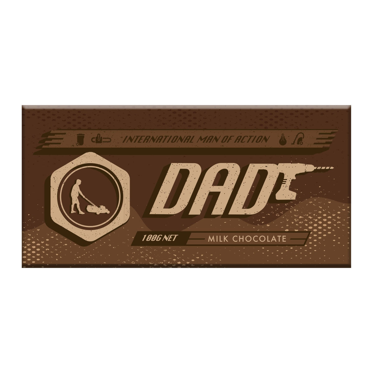 BellaBerryBellaberry 007 Dad Milk Chocolate #same day gift delivery melbourne#
