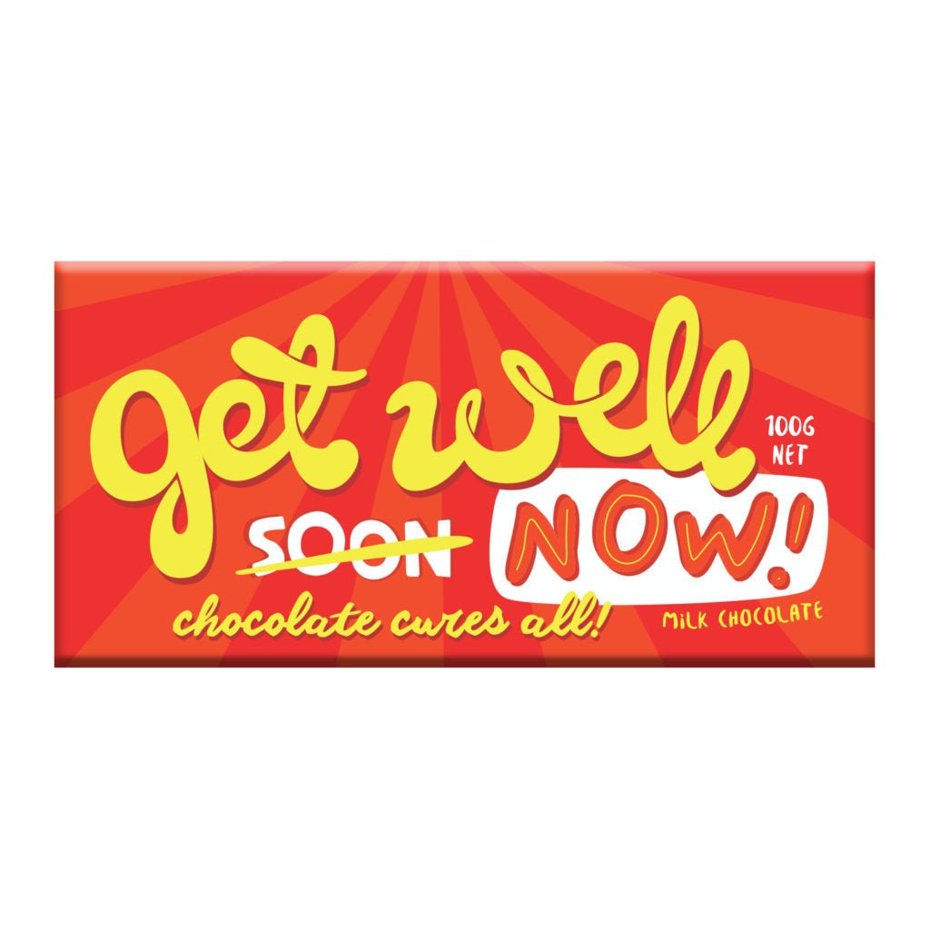 BellaBerryBellaberry Get Well Now Milk Chocolate #same day gift delivery melbourne#