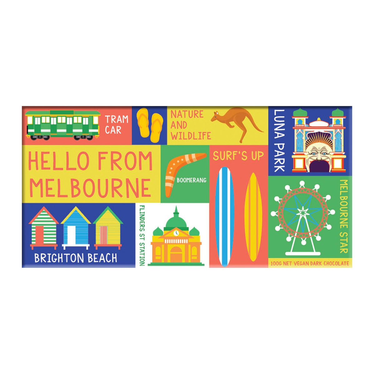 BellaBerryBellaberry Melbourne Collage Grid Milk Chocolate #same day gift delivery melbourne#