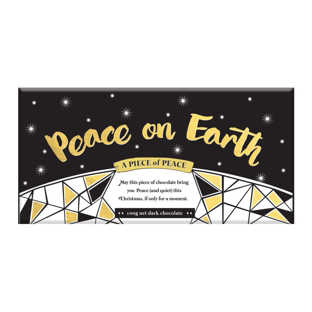 BellaBerryBellaberry Peace on Earth Xmas Dark Chocolate #same day gift delivery melbourne#