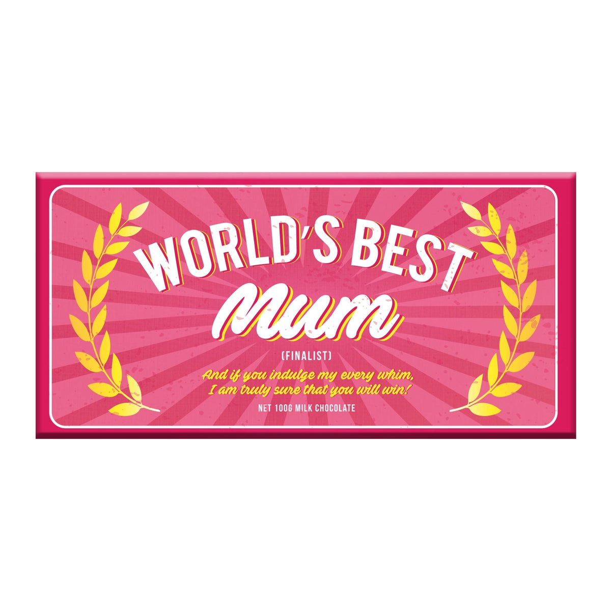 BellaBerryBellaberry World's Best Mum Milk Chocolate #same day gift delivery melbourne#