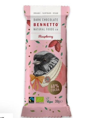 Bennetto Organic Dark Chocolate Raspberries