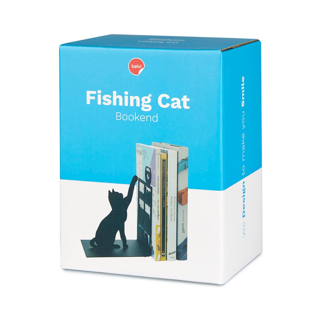 Balvi Bookend - Fishing Cat