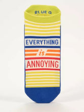 Blue QBlue Q Everything is Annoying Sneaker Socks #same day gift delivery melbourne#