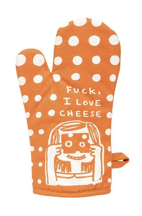 Blue Q Fuck I Love Cheese Oven Mitt