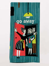 Blue QBlue Q Go Away Tea Towel #same day gift delivery melbourne#
