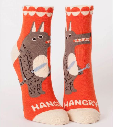 Blue QBlue Q Hangry Women's Ankle Socks #same day gift delivery melbourne#