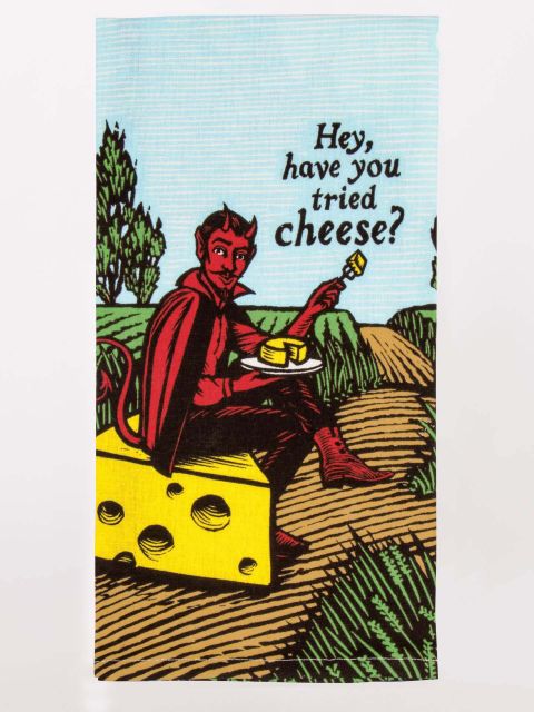 Blue QBlue Q Hey Have You Tried Cheese Tea Towel #same day gift delivery melbourne#