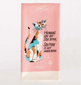 Blue QBlue Q Humans are My Side Bitch Tea Towel #same day gift delivery melbourne#