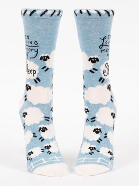 Blue Q Loving Memory of Sleep Women's Crew Socks