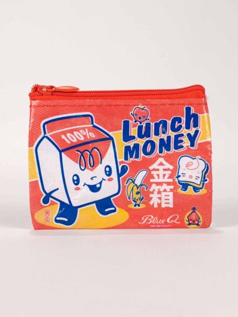 Blue QBlue Q Lunch Money Coin Purse #same day gift delivery melbourne#