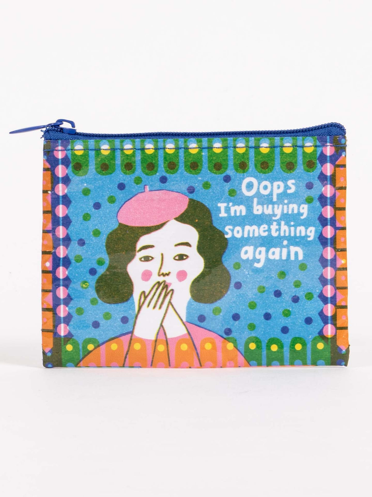 Blue QBlue Q Oops, I'm Buying Something Again Coin Purse #same day gift delivery melbourne#
