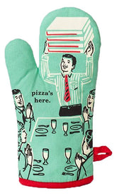 Blue QBlue Q Pizza's Here Oven Mitt #same day gift delivery melbourne#